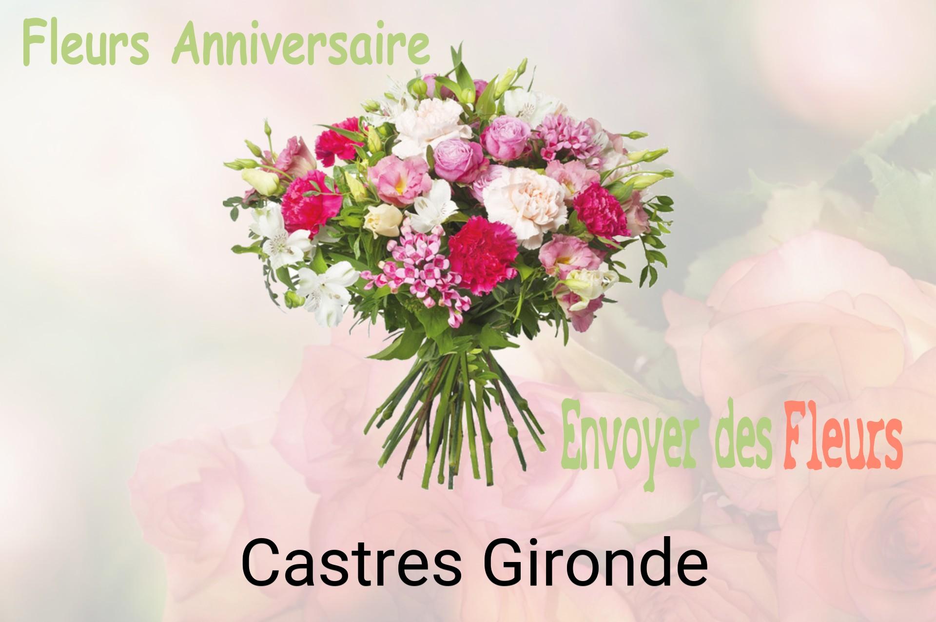 Bouquet de fleurs d’anniversaire livré à Castres-Gironde